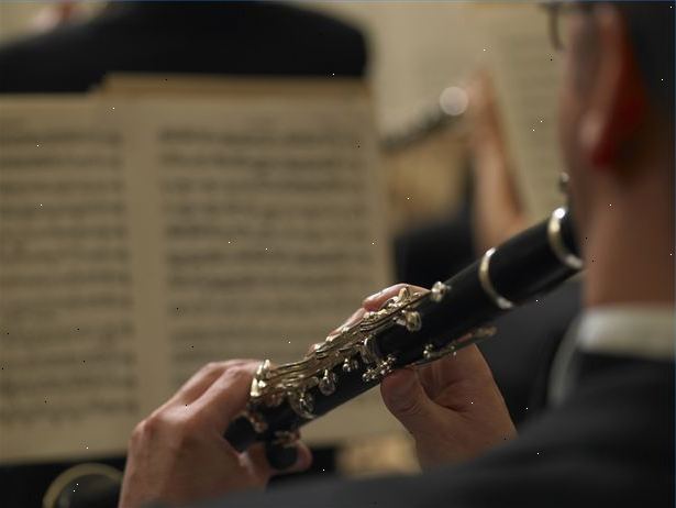 Hoe maak je een klarinet stap voor stap monteren. Begin assembleren uw klarinet van beneden naar boven te gaan.