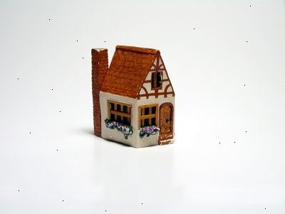 Hoe maak je een miniatuur huis te maken. Materialen die je nodig hebt.